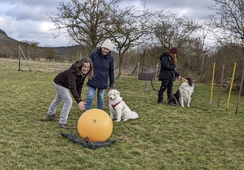 Training auf dem Platz in Iphofen